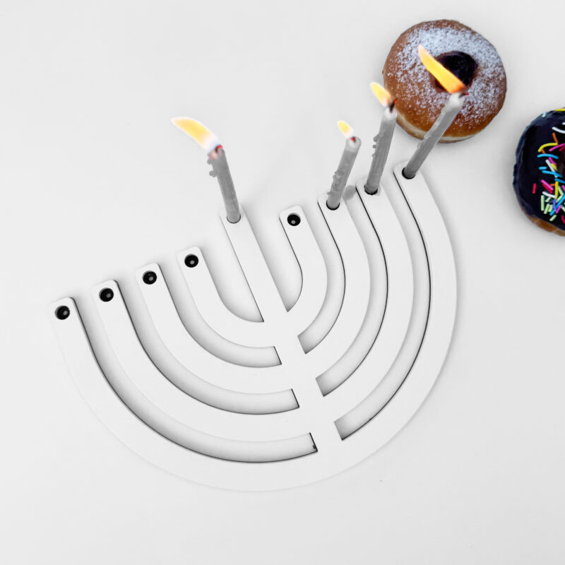 MENORAH | WHITE MENORAH | WHITE