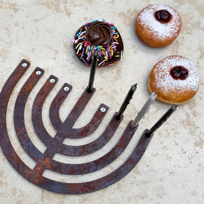 MENORAH | CORTEN MENORAH | CORTEN
