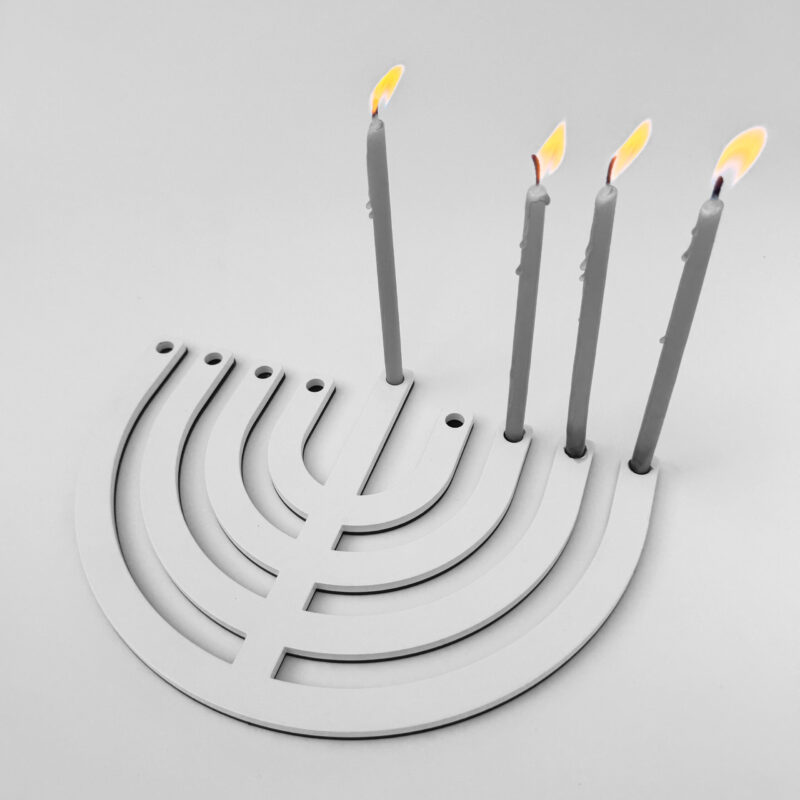MENORAH | WHITE MENORAH | WHITE